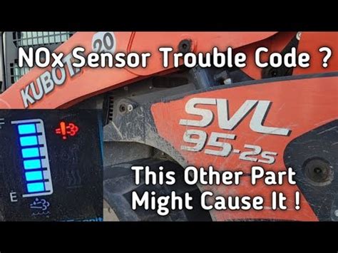 I have checked fuses and connections. . Kubota svl95 error codes